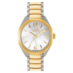Reloj Tous Now Lady bicolor dorado y esfera de nácar, 3000141400.