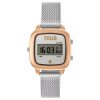 Reloj Tous D-Logo Mini en dorado y malla milanesa, 3000139700.