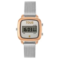 Reloj Tous D-Logo Mini en dorado y malla milanesa, 3000139700.