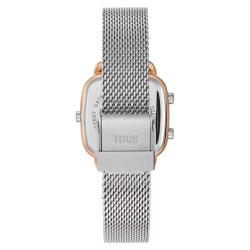 Reloj Tous D-Logo Mini en dorado y malla milanesa, 3000139500.