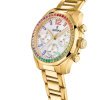 Reloj Festina Rainbow de mujer dorado y circonitas arcoíris, F20609/2.