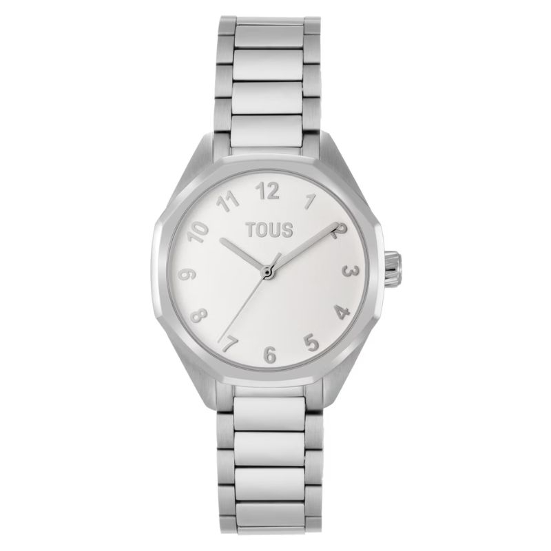 Reloj Tous Now analógico con brazalete en acero, 3000142700.