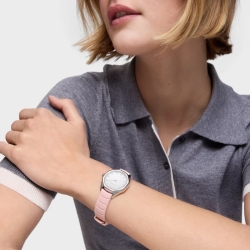 Reloj Tous Now de mujer  con correa de caucho rosa, 3000142900.
