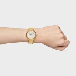Reloj Tous Now Lady en acero dorado y esfera de nácar, 3000141300.