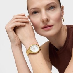Reloj Tous Now Lady en acero dorado y esfera de nácar, 3000141300.
