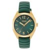 Reloj Tous Now dorado, esfera nácar verde y correa caucho, 3000141200.