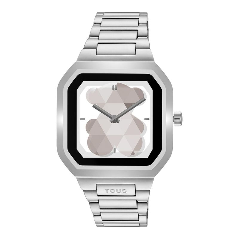 Reloj inteligente Tous B-Connect en acero y caja cuadrada, 3000139400.