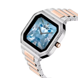 Reloj inteligente Tous B-Connect bicolor rosé y circonitas, 3000139100.