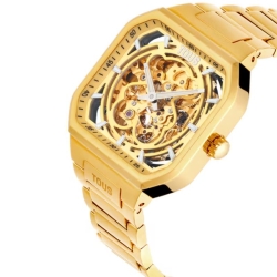 Reloj Tous D-Bear Now automático dorado IPG y skeleton, 3000137600.