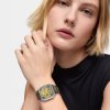 Reloj Tous D-Bear Now automático bicolor dorado y skeleton, 3000137700.