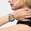 Reloj Tous D-Bear Now automático bicolor dorado y skeleton, 3000137700.