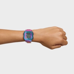 Reloj Tous D-Bear digital en acero acabado iridiscente, 3000137900.