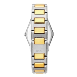 Reloj Tous Karat de mujer bicolor dorado y caja romboidal, 3000136700.