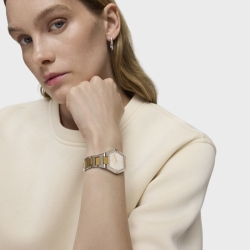 Reloj Tous Karat de mujer bicolor dorado y caja romboidal, 3000136700.