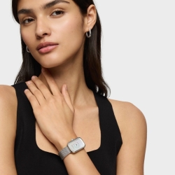 Reloj Tous T-Band Club en acero, esfera de nácar y malla, 3000140600.