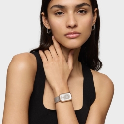 Reloj Tous T-Band Club bicolor rosé, esfera nácar y malla, 3000140800.