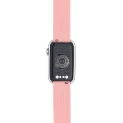 Reloj inteligente Tous T-Band correa de nylon rosa/blanca, 200351087.