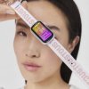 Reloj inteligente Tous T-Band correa de nylon rosa/blanca, 200351087.