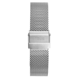 Reloj Tous Mini Mesh de mujer con bisel dorado y malla, 3000142100.