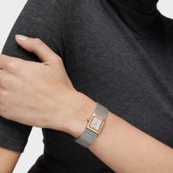 Reloj Tous Mini Mesh bicolor rosé y correa de malla, 3000142200.