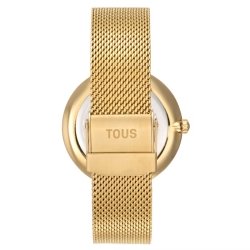 Reloj Tous S-Mesh Mirror dorado con esfera efecto espejo, 3000142300.