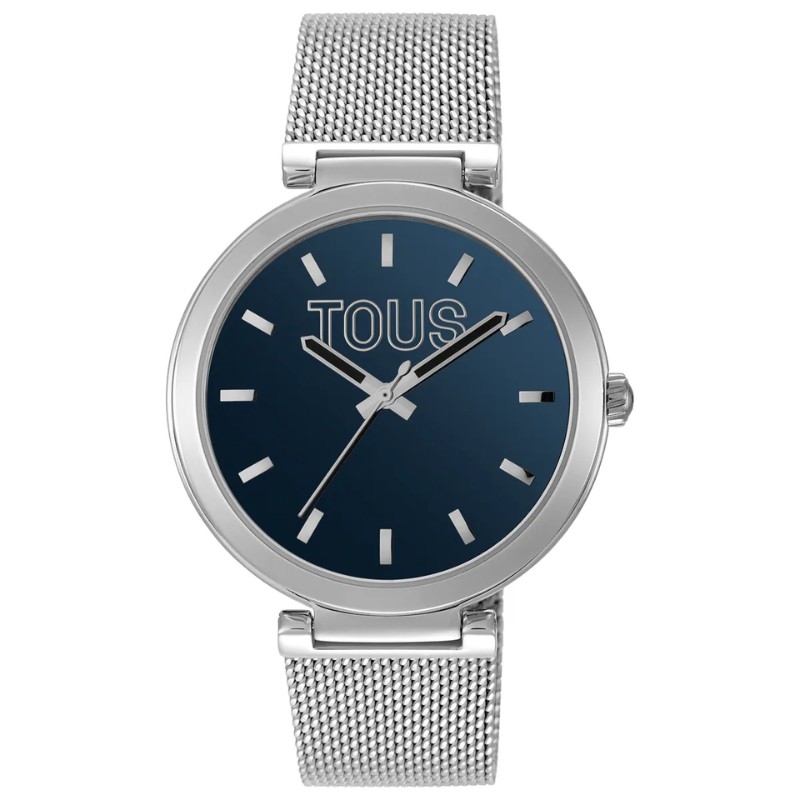 Reloj Tous S-Mesh Mirror en con esfera azul efecto espejo, 3000142400.