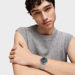Reloj Tous S-Mesh Mirror en con esfera azul efecto espejo, 3000142400.