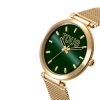 Reloj Tous S-Mesh Mirrow dorado y esfera verde espejo, 3000142600.