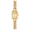 Reloj Tous Oval Time tipo joya dorado y brazalete de cadena, 3000140200.