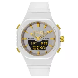 Reloj Tous Bet analógico y digital en blanco con dorado, 3000135300.