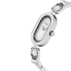 Reloj Tous Oval Color con cristal de roca en brazalete, 3000138700.