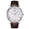 Reloj Tissot Tradition de hombre estilo clásico y correa de piel, T0636101603800.