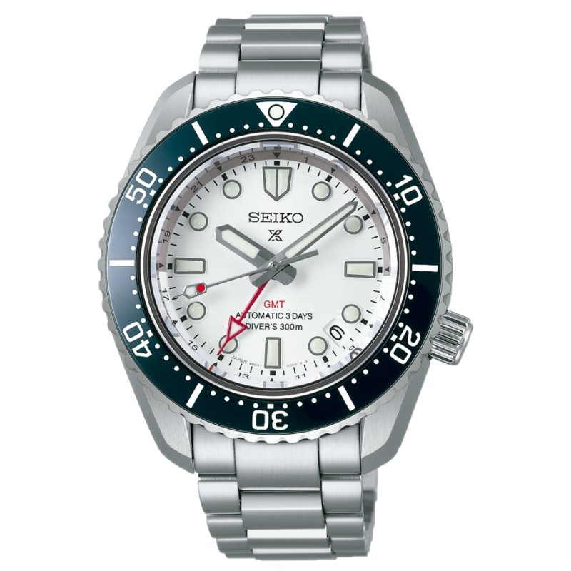 Reloj Seiko Prospex Diver GMT Reedición 1968 esfera blanca, SPB519J1.