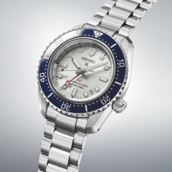Reloj Seiko Prospex Diver GMT Reedición 1968 esfera blanca, SPB519J1.