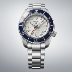 Reloj Seiko Prospex Diver GMT Reedición 1968 esfera blanca, SPB519J1.