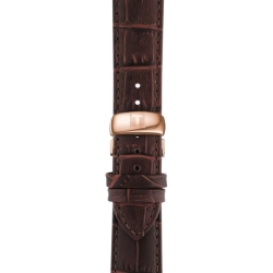 Reloj Tissot Tradition con caja rosé y correa de piel T0636103603800.