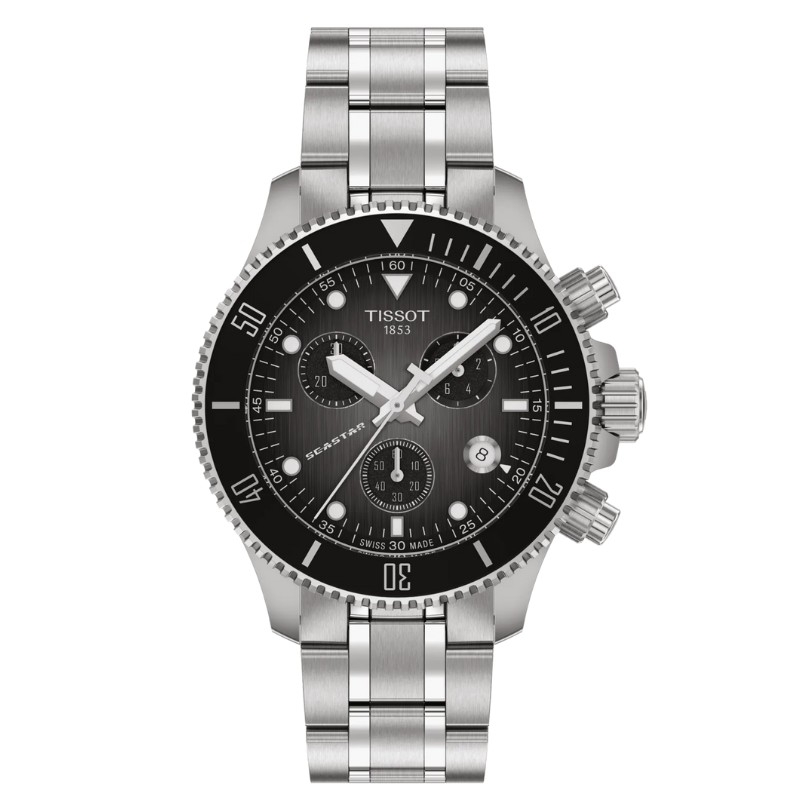 Reloj Tissot Seastar 1000 Quarz Chronograph 38 mm gris T1202171106100.