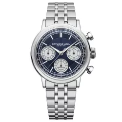 Reloj Raymond Weil Millesime Automatic Chronograph azul, 7765-ST-50651.