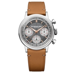 Reloj Raymond Weil Millesime Automatic Chronograph piel, 7765-STC-60651.