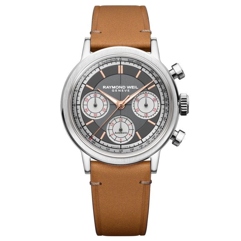 Reloj Raymond Weil Millesime Automatic Chronograph piel, 7765-STC-60651.
