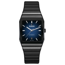 Reloj Rado Anatom Automatic cerámica negra y esfera azul, R10202209.
