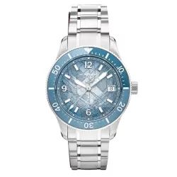 Reloj Montblanc Iced Sea Automatic Date 0 Oxygen esfera azul, 134022.