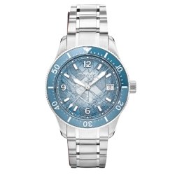 Reloj Montblanc Iced Sea Automatic Date 0 Oxygen esfera azul, 134022.