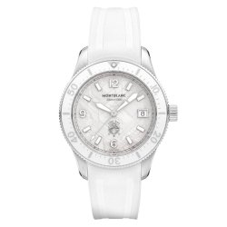 Reloj Montblanc Iced Sea Automatic Date 0 Oxygen en blanco, 134025.