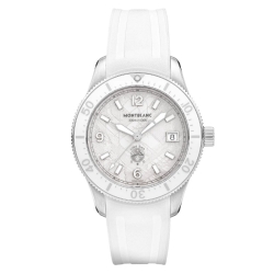 Reloj Montblanc Iced Sea Automatic Date 0 Oxygen en blanco, 134025.