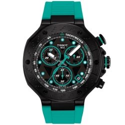 Reloj Tissot T-Race Quartz Chronograph verde flúor, T1414173705101.