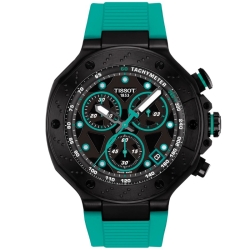 Reloj Tissot T-Race Quartz Chronograph verde flúor, T1414173705101.