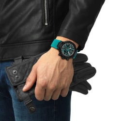 Reloj Tissot T-Race Quartz Chronograph verde flúor, T1414173705101.