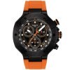Reloj Tissot T-Race Quartz Chronograph negro y naranja, T1414173705102