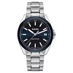 Reloj Rado HyperChrome cuarzo en acero y esfera azul, R32280203.